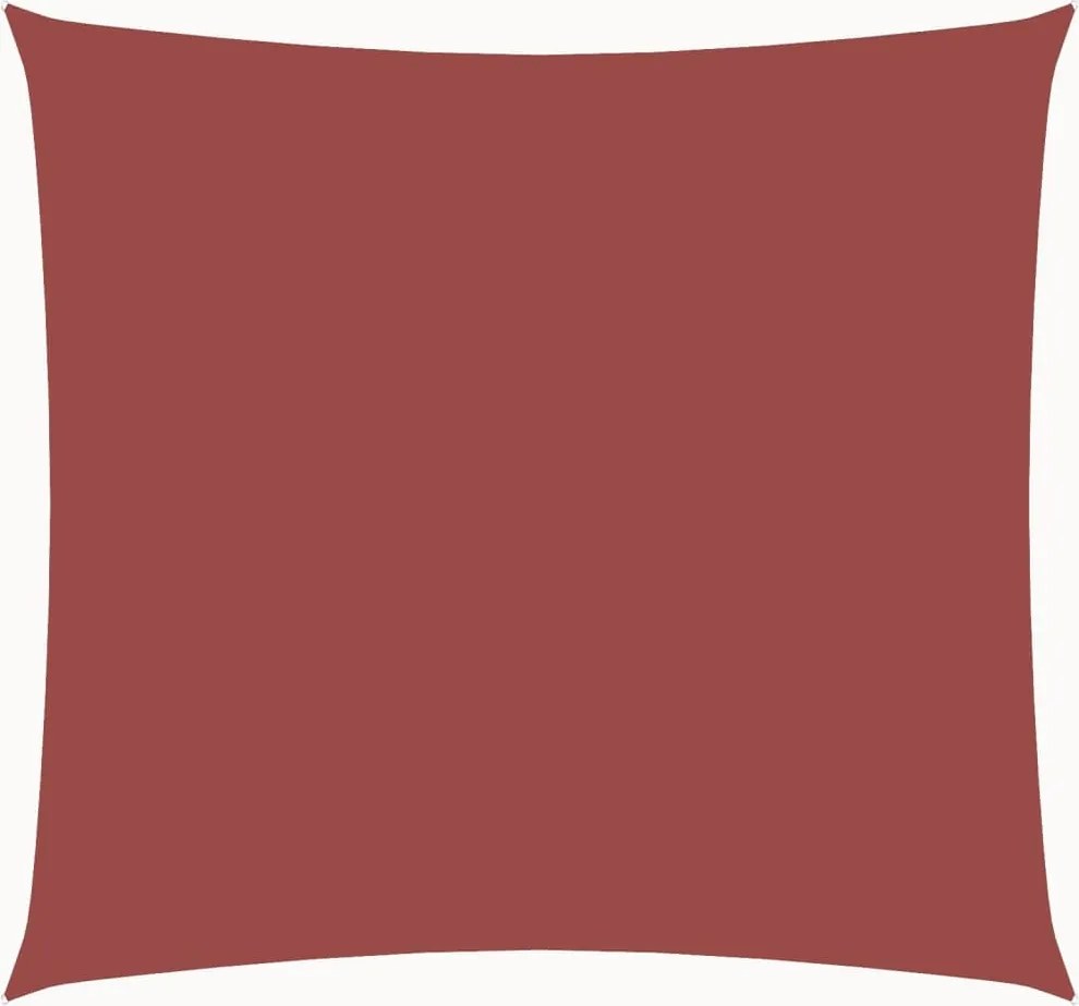 vidaXL Parasolar, cărămiziu, 4,5x4,5 m, țesătură oxford, pătrat