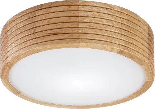 Brilagi - Plafonieră LED CARVALHO MODERN 1xE27/60W/230V, diametru 27,5 cm, finisaj stejar