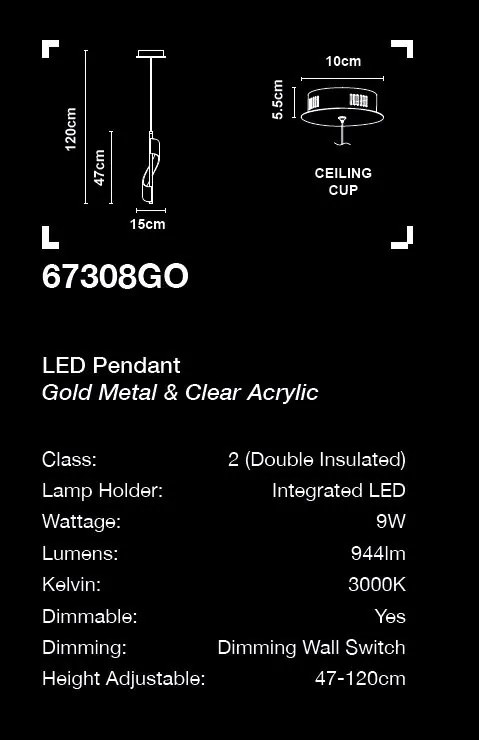 Lustra/Pendul LED design modern Belle