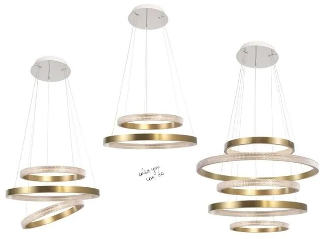 Lustra LED moderna diametru 45cm, Vegas