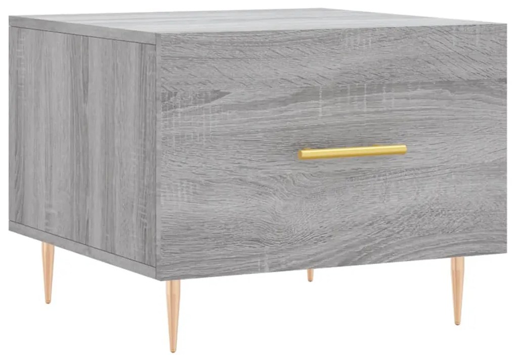 vidaXL Măsuță de cafea, gri sonoma, 50x50x40 cm, lemn prelucrat