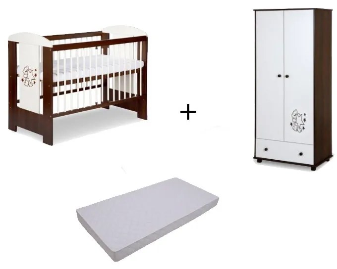 Mobilier Klups Teddy with stars wenge 3
