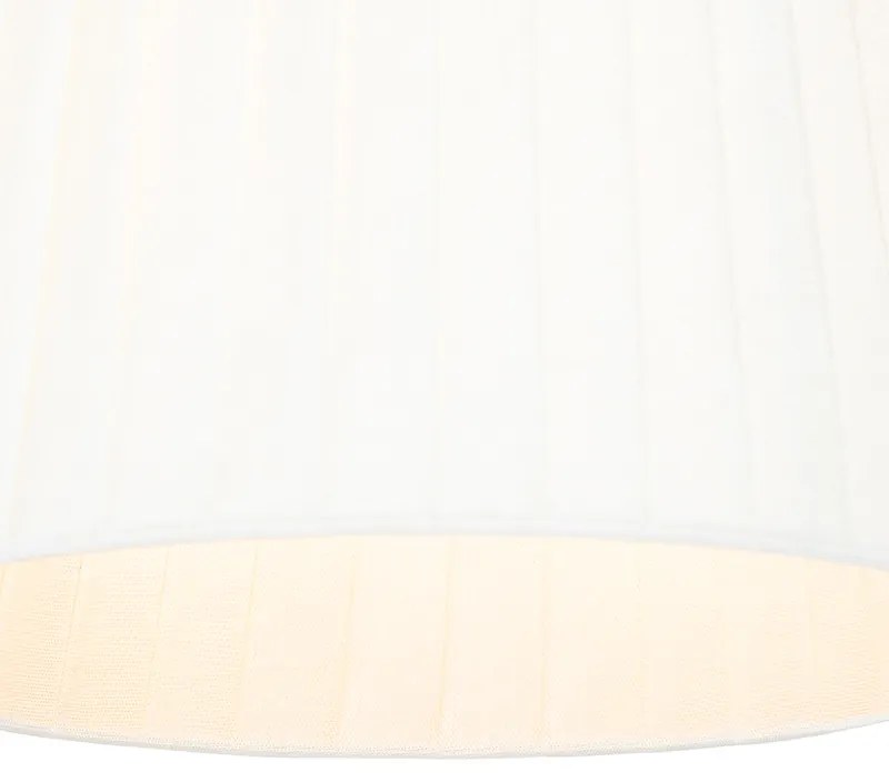 Lampă de perete modernă albă și bronz cu lampă de citit - Renier