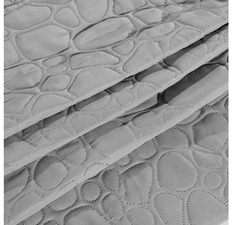 Cuvertura de pat gri deschis STONE Dimensiuni: 170 x 210 cm