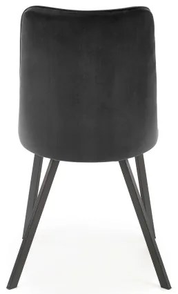 Scaun de dining RESTIVO, 1 buc., negru