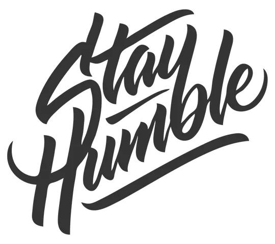 Set 2 x Stickere Auto "Stay Humble"