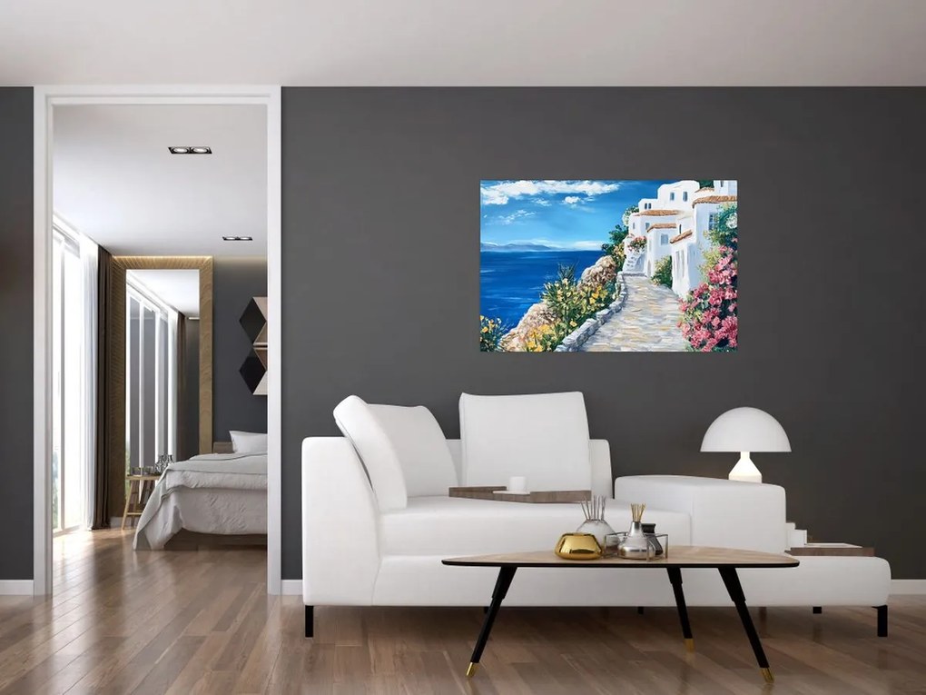 Tablou - Alee lângă mare (90x60 cm)