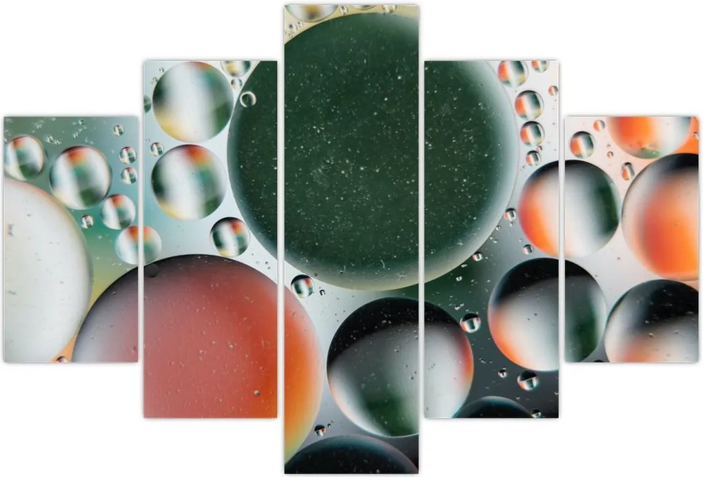 Tablou abstract - buline (150x105 cm)