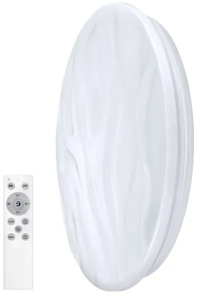 Plafonieră LED RGB dimabilă WAVE LED/30W/230V Wi-Fi Tuya Solight WO792 + telecomandă
