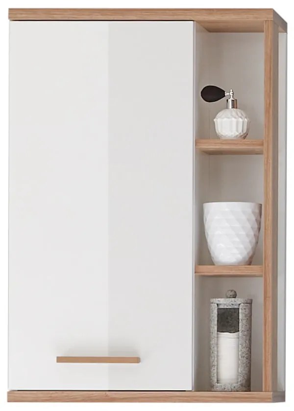 Dulap de baie suspendat alb 51x75 cm Set 923 - Pelipal