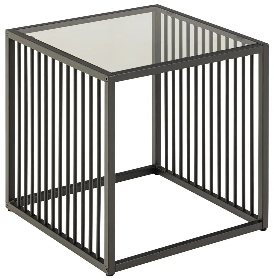 Măsuță auxiliară cu blat din sticlă 40x40 cm Strington – Actona