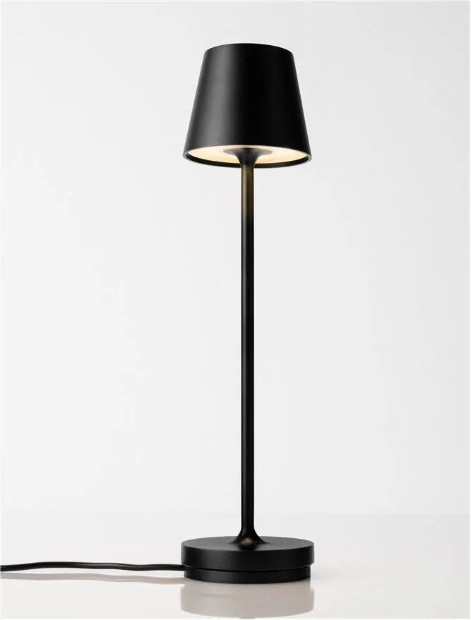 Veioza/Lampa de masa LED portabila exterior IP54 PETIT negru
