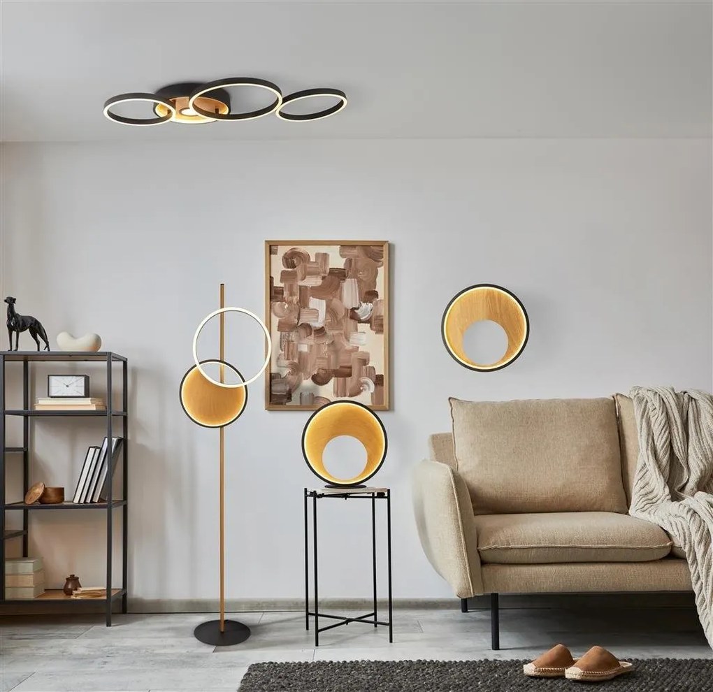 Lustra aplicata LED design ambiental Curio