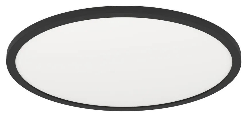 Plafoniera LED inteligenta, design modern Rovito-z negru 42cm