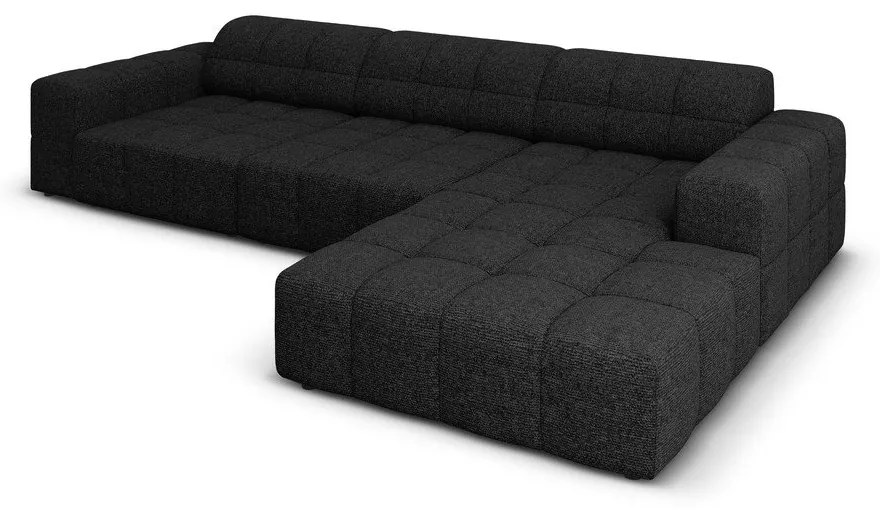 Colțar gri antracit (colț pe dreapta) Chicago – Cosmopolitan Design