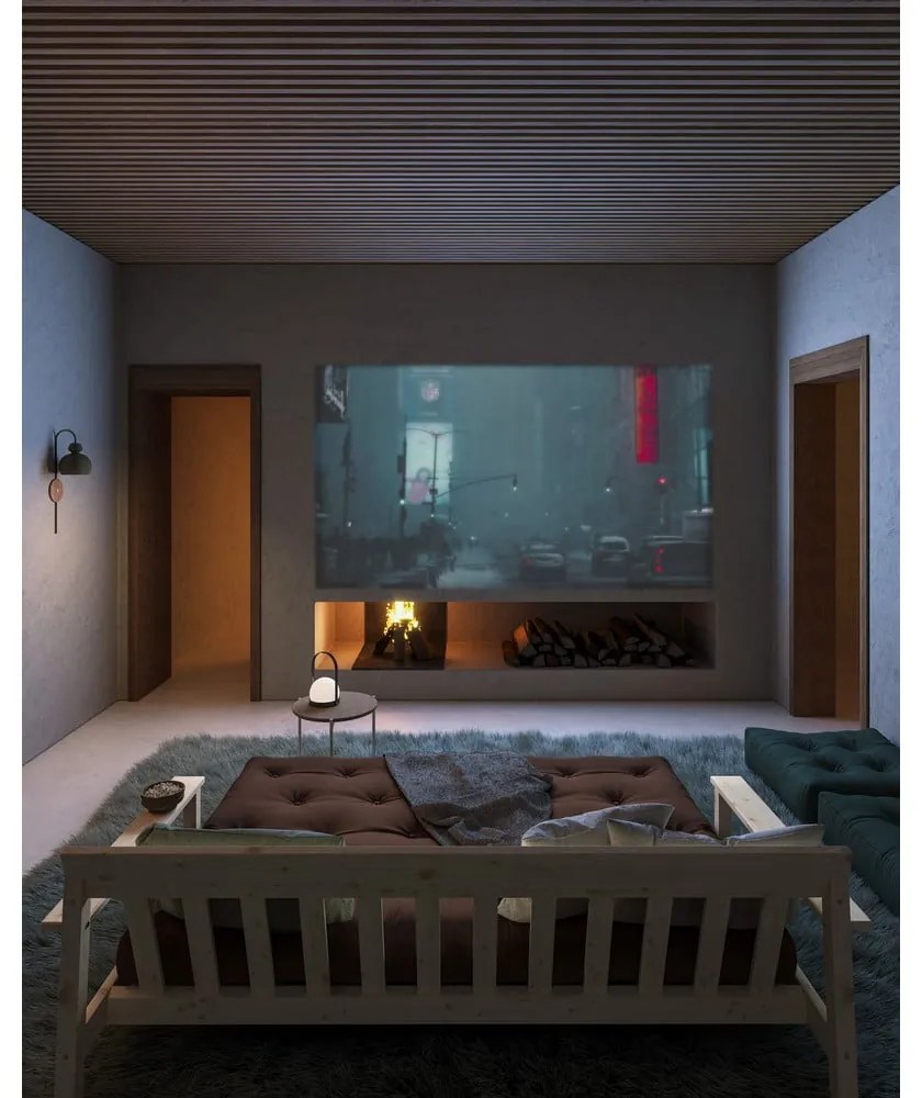 Canapea extensibilă Karup Design Unwind Olive Green