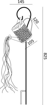 Corp de iluminat LED solar LED/0,06W/1,2V 2700K IP44
