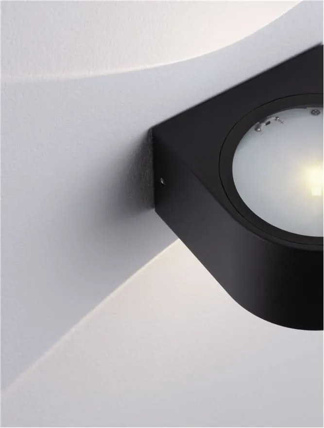 Aplica LED iluminat exterior ambiental IP54 OPERA II negru