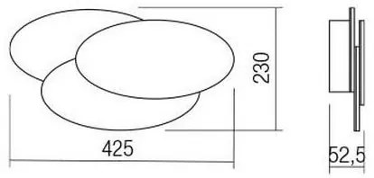 Redo 01-2297 - Aplică de perete LED GAMER, 36 W, 230 V, alb