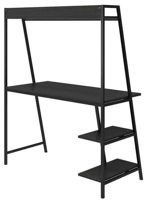 Birou de perete cu blat cu aspect de lemn de stejar 51x111 cm Bushwick – Novogratz