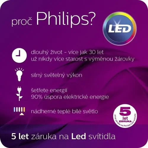 Lampă de perete cu LED Philips 17296/30/16 pentru exterior Yarrow 21 cm, negru