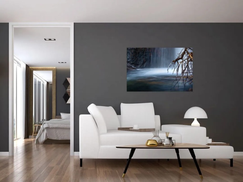 Tablou - Laguna de iarnă (90x60 cm)