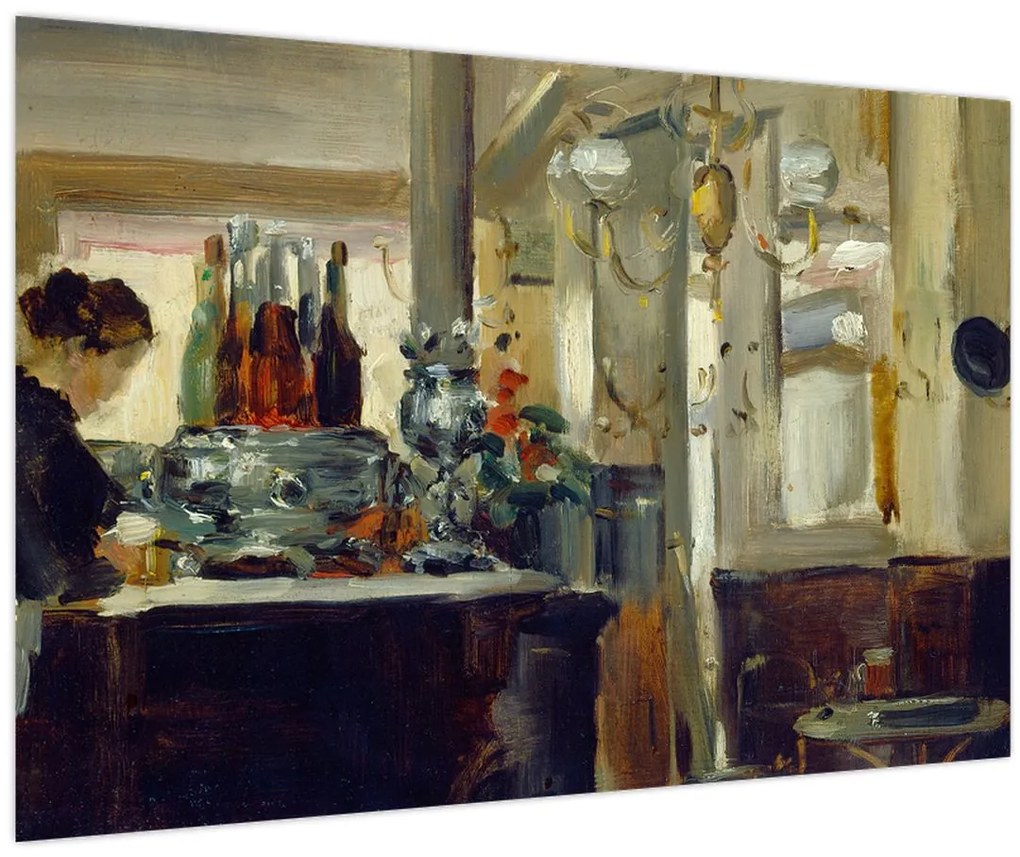Tablou - Style of Edouard Manet, Bon Bock Cafe, reproducere (90x60 cm)