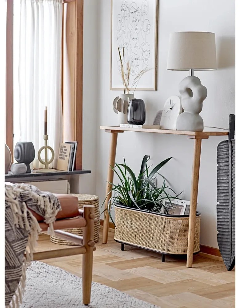 Covor crem din amestec de bumbac 150x210 cm Saxo – Bloomingville