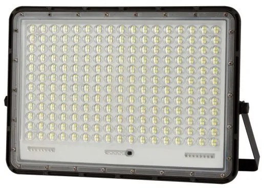 Proiector LED solar de exterior LED/30W/3,2V 4000K negru + telecomandă