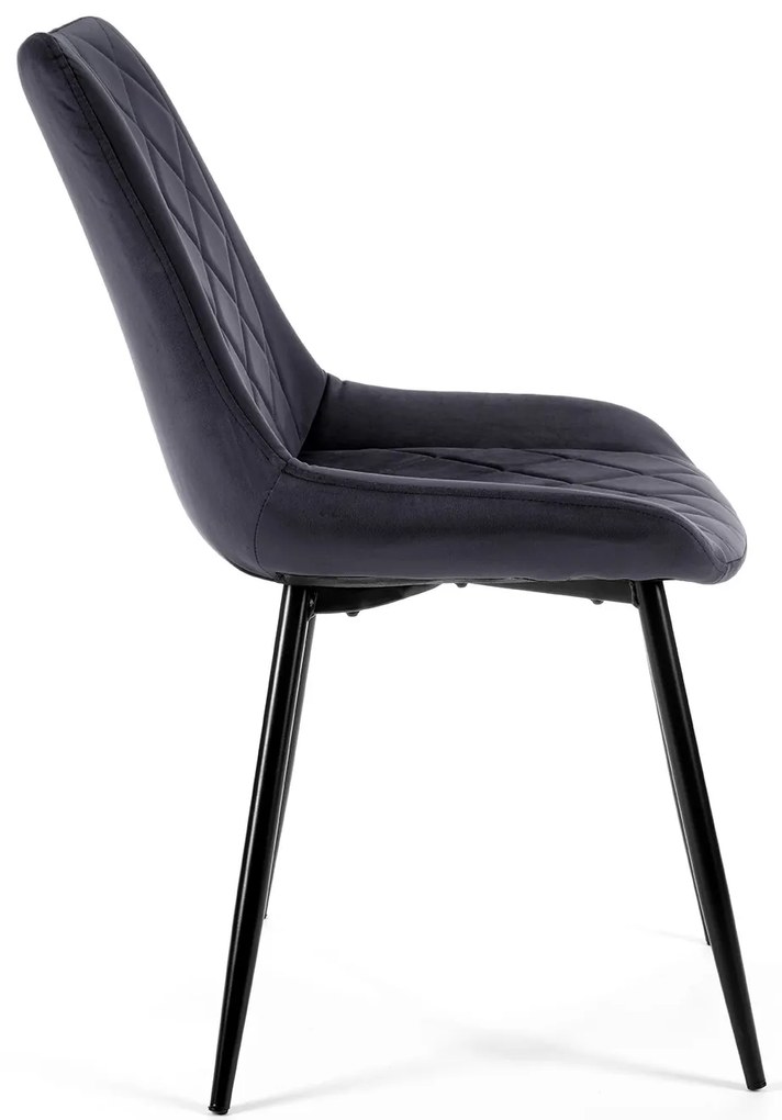 Scaun de sufragerie Sariel III (Negru). 1069575