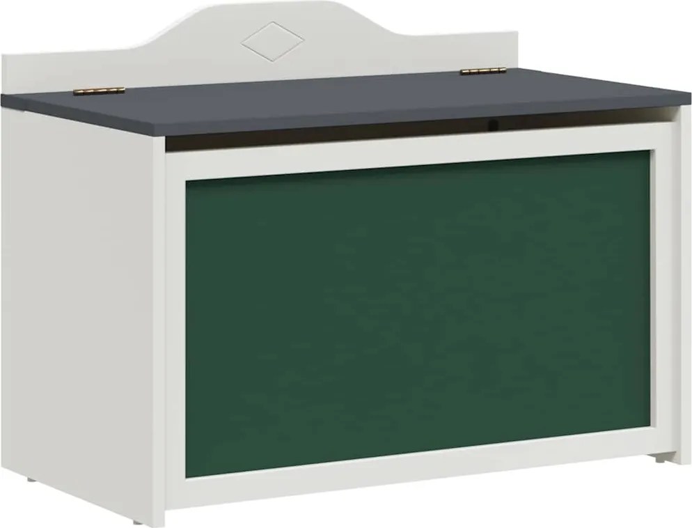 vidaXL Cutie cu compartiment de stocare și front cu tablă de scris ROROS