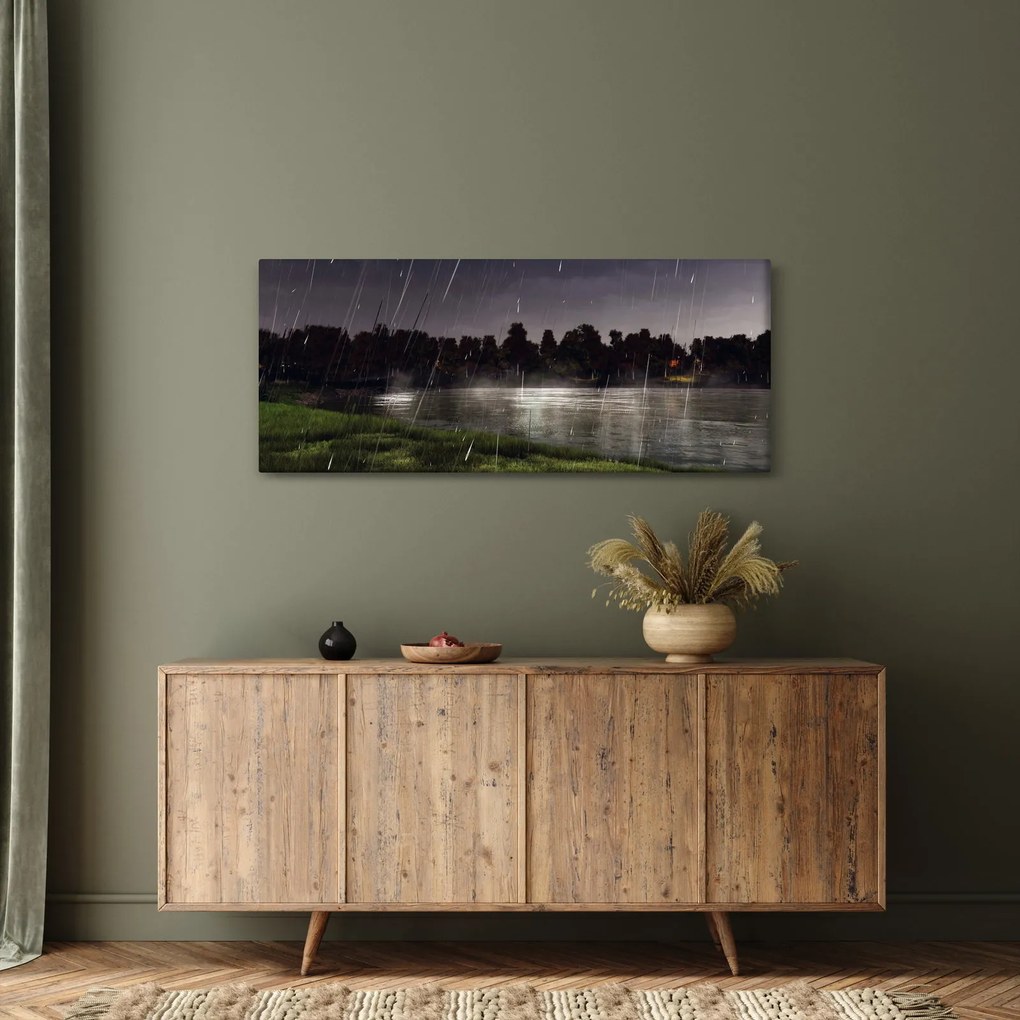 Tablou - Seara ploioasă (120x50 cm)
