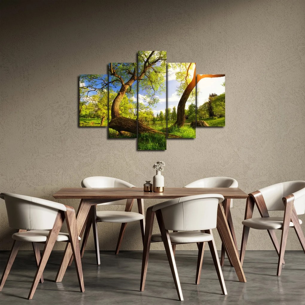 Tablou lunca ne primăvară (150x105 cm)