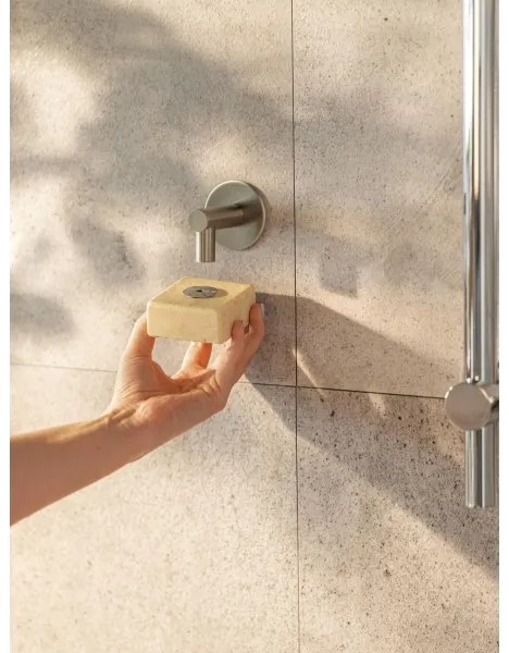 WENKO 24971100-Suport pentru săpun TURBO-LOC 4,5x7 cm argintiu