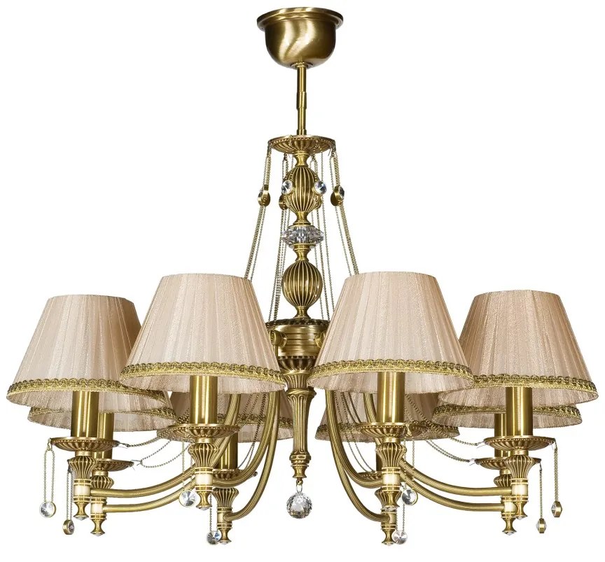 Candelabru 8 brate realizat manual Nico