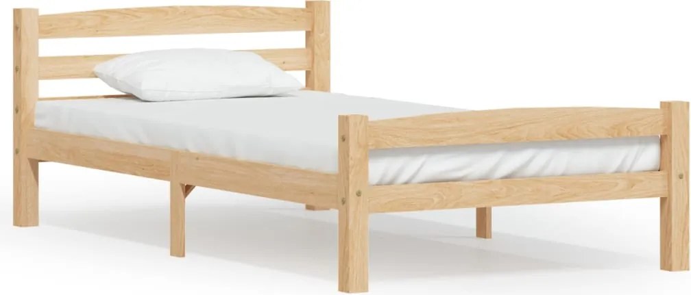 vidaXL Cadru de pat, 90x200 cm, lemn masiv de pin