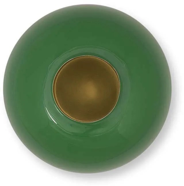 Vaza decorativă din metal Green 23cm