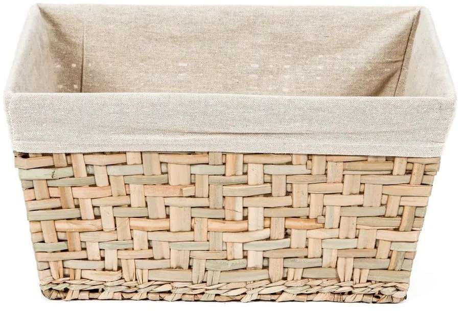 Coș depozitare din papură Compactor Rush, 38,5 x 28,5 cm