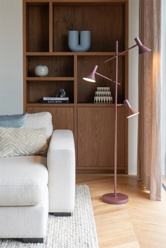 Lampadar modern cu brate reglabile Izmir visiniu