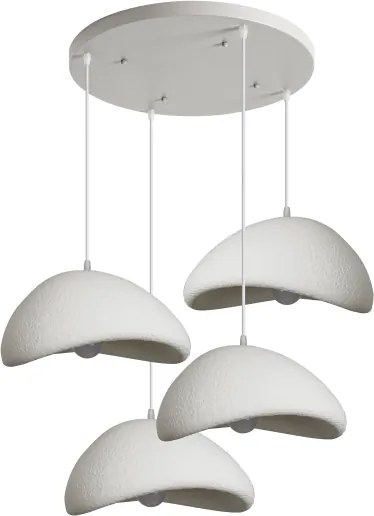 BRILAGI - Candelabru pe cablu WABI SABI 4xE27/60W/230V alb