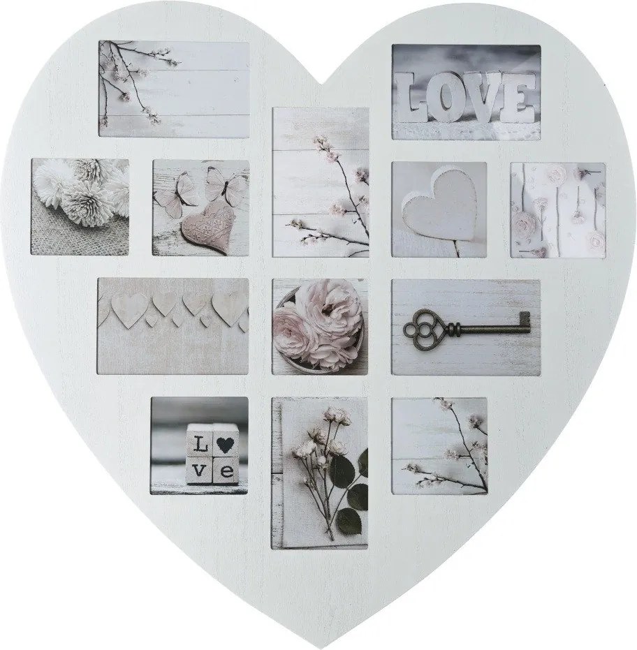 Rama foto din lemn HEART