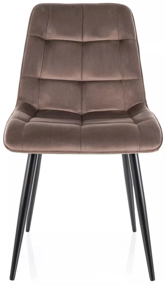 Scaun Chic velvet cappuccino Blu38