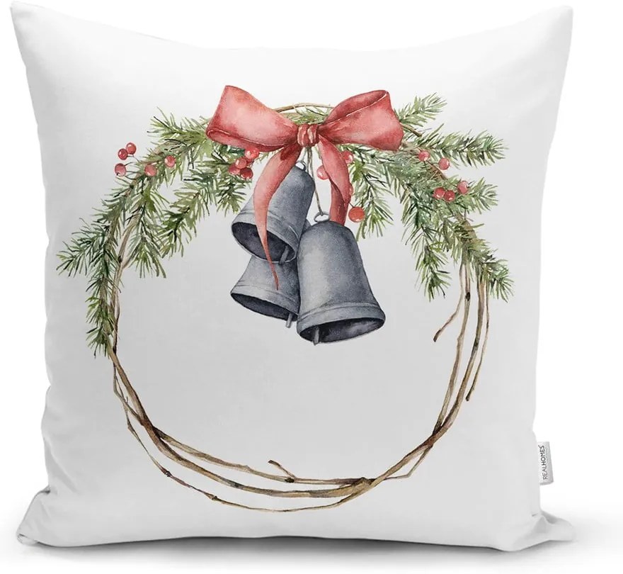 Față de pernă din material textil 43x43 cm cu model de Crăciun – Mila Home