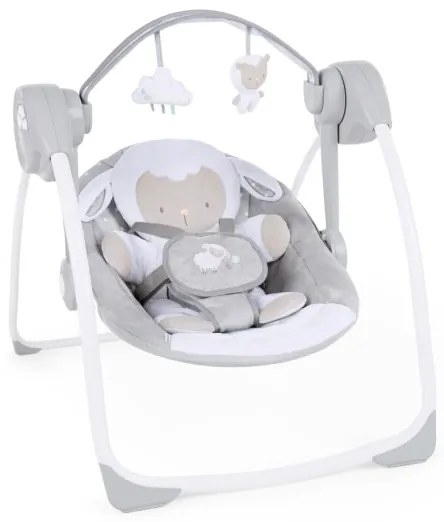 Ingenuity - Leagăn pentru copii CUDDLE LAMB cu melodie, 4xLR14