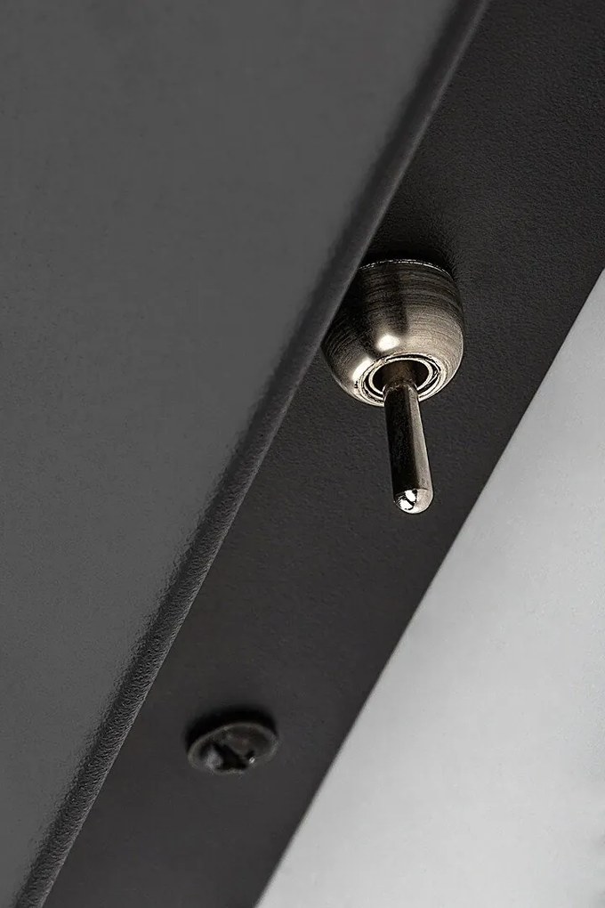 Aplica de perete cu spot directionabil si port USB Tacito negru