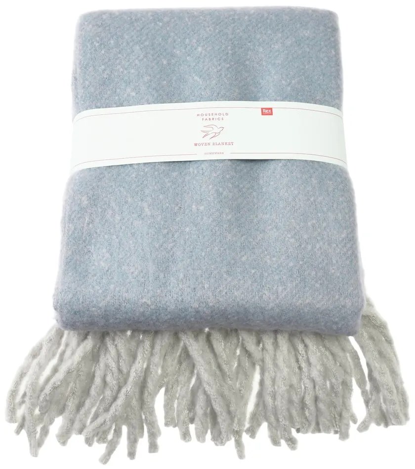 Pătură albastru-deschis 127x185 cm Ultra – Rex London
