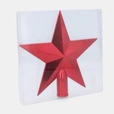 Spitz pentru brad Steaua 20 cm RED