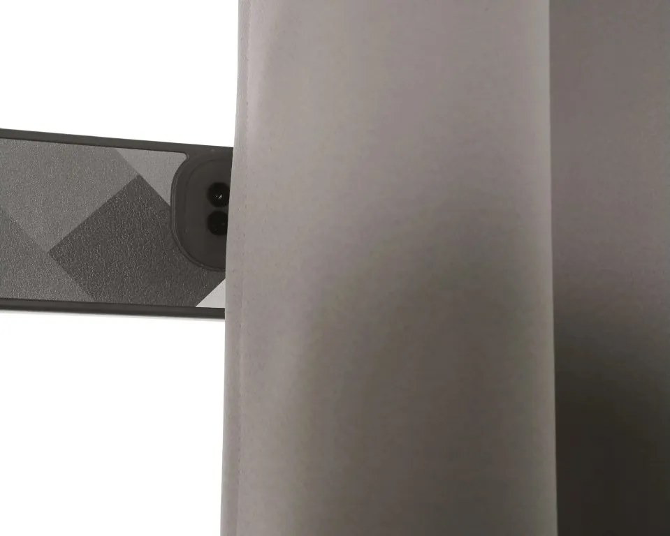 Draperie gri-maro OXFORD 140x250 cm Agatat: Inele metalice