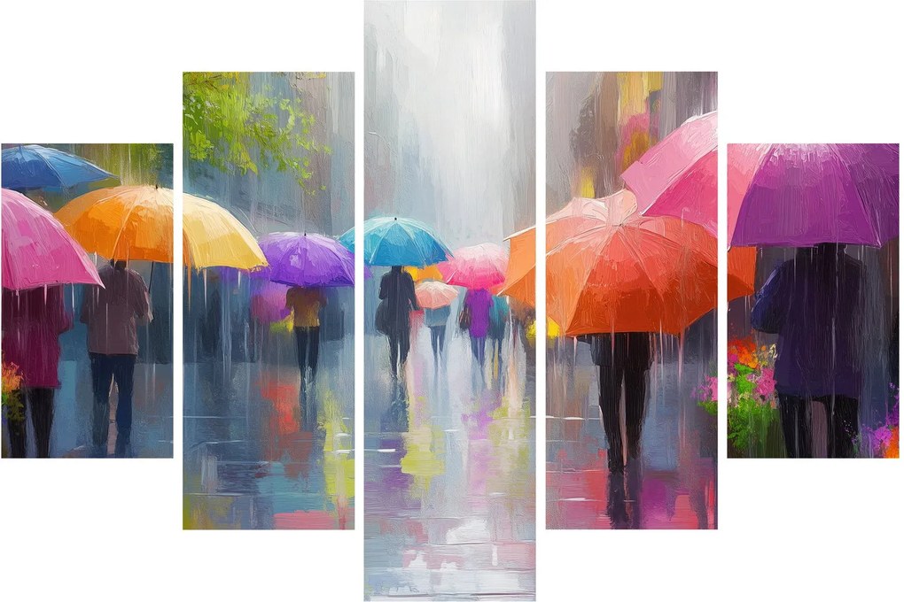 Tablou - Zi ploioasă (150x105 cm)