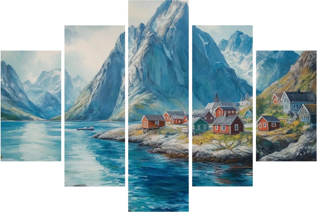 Tablou - Sat norvegian (150x105 cm)